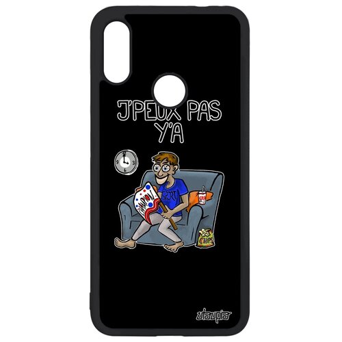 фото Чехол на смартфон xiaomi redmi note 7, "не могу - смотрю гандбол!" карикатура юмор utaupia