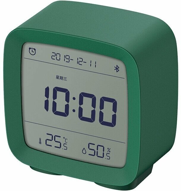 Часы Xiaomi ClearGrass Bluetooth Thermometer Alarm Clock CGD1 Green
