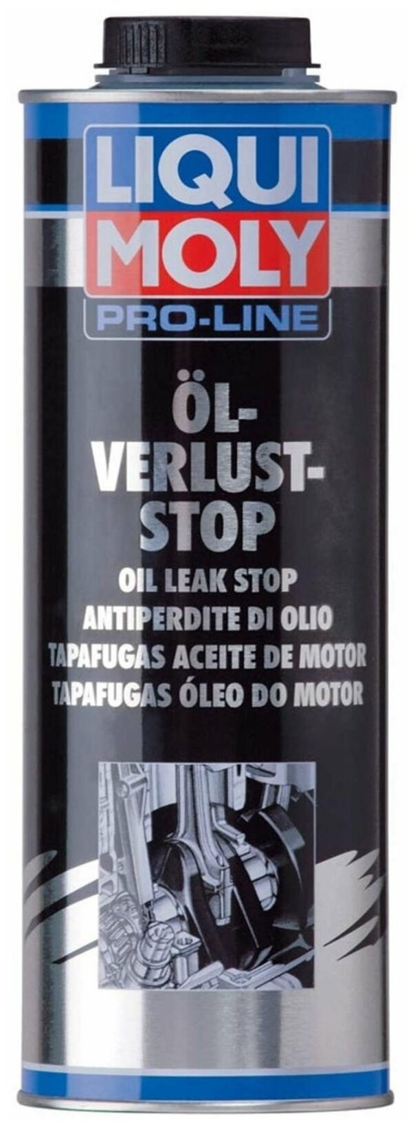 Универсальный металлокерамический герметик для ремонта автомобиля LIQUI MOLY Pro-Line Oil-Verlust-Stop 5182 1000 мл