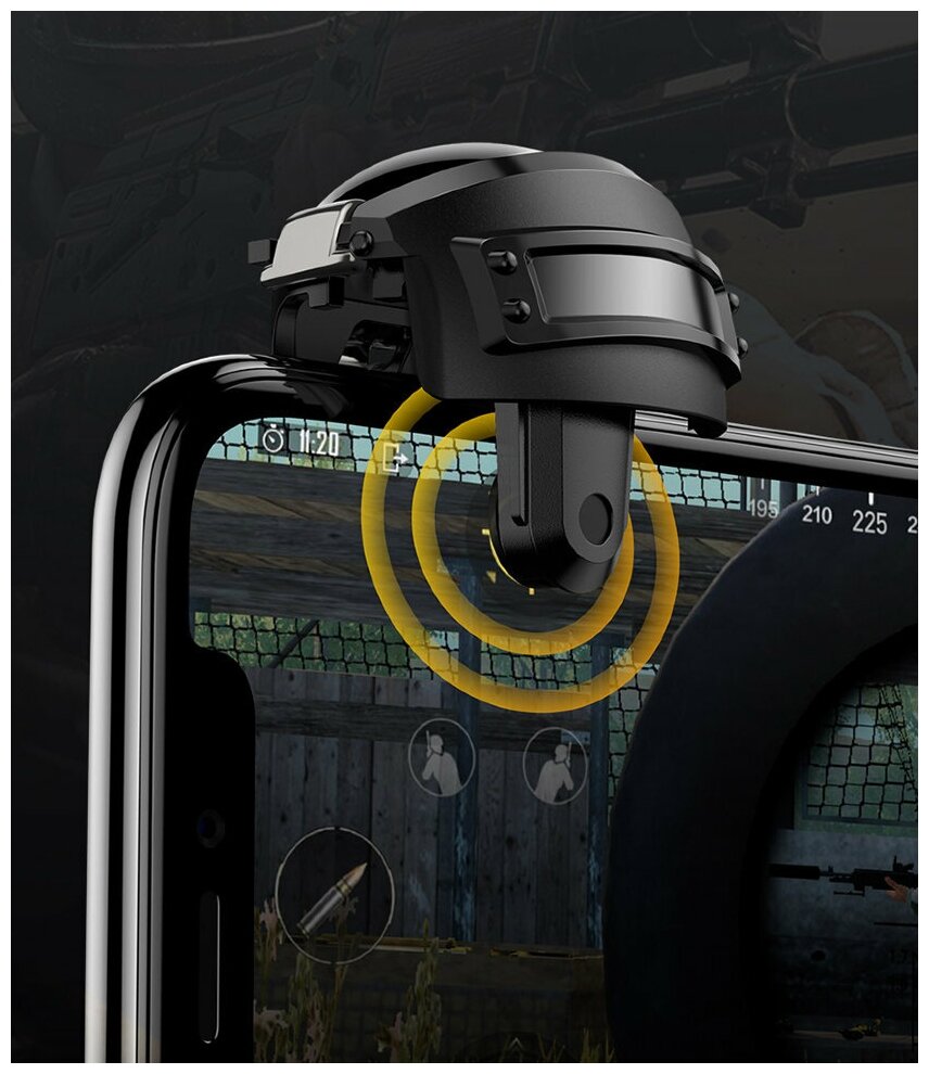 Контроллер Baseus Level 3 Helmet PUBG Gadget GA03 Серый камуфляж