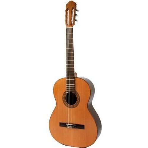 Classical guitar Raimundo 118 Spruce - Гитара для начинающих серии Estudio. Корпус из ламинированного мореного красного дерева, верхняя дека из ели, упрощенная отделка краев.