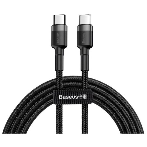 Кабель Baseus Cafule PD USB Type-C - USB Type-C 1 м, красный/черный