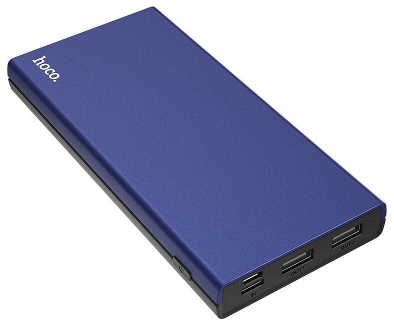 Портативный аккумулятор Hoco J66 Fountain 10000mAh, blue