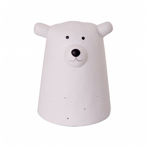 Светильник настольный керамический белый 