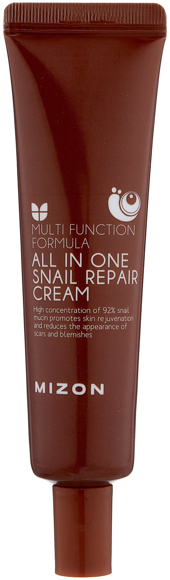 Крем для лица с муцином улитки Mizon All In One Snail Repair Cream, 35ml - фото №1