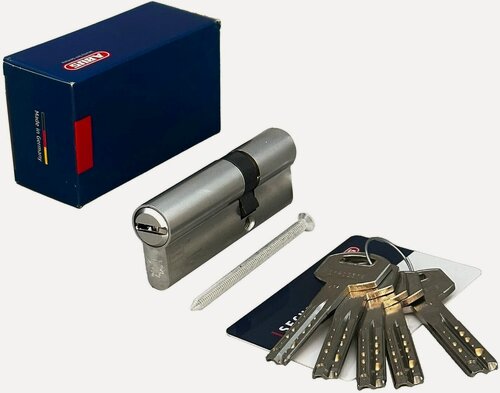 Изображение товара Механизм цилиндровый ABUS D12R410 ключ/ключ 30-40 (70 мм) NI (5 key)