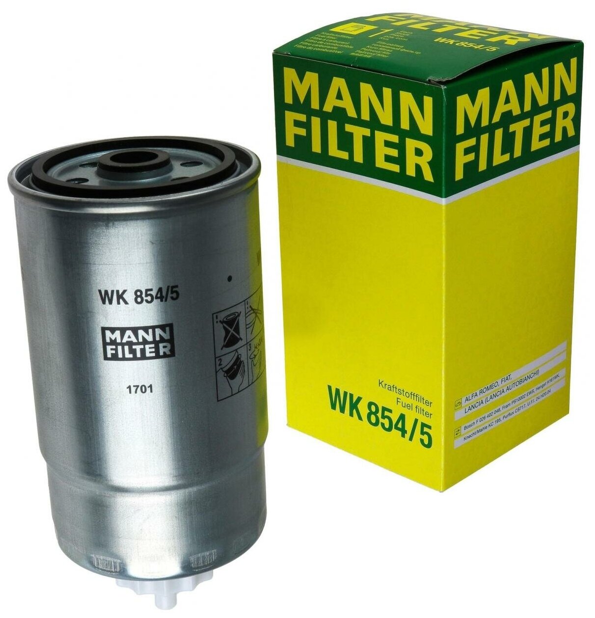 Топливный фильтр MANN-FILTER WK 854/5
