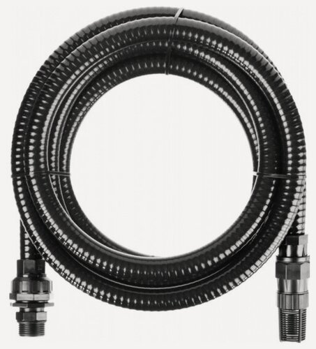 Изображение товара Шланг напорно-всасывающий Зубр с фильтром и обратным клапаном, 1", 4 м, 40317-1-4