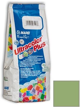 Затирка цементная Mapei Ultracolor Plus 181 нефрит 2 кг