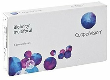 Мультифокальные линзы CooperVision Biofinity multifocal (3 линзы) Аддидация +1.00D -1.75 R 8.6, ежемесячные, прозрачные