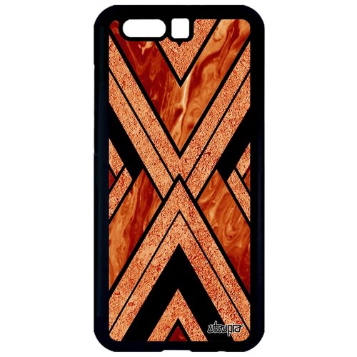 фото Чехол на смартфон honor 9 уникальный дизайн х-орнамент треугольник иллюзия utaupia