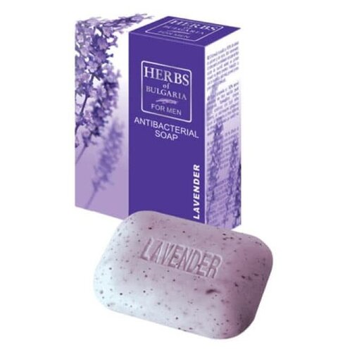 Herbs of Bulgaria Мыло для мужчин for Men Lavender лаванда антибактериальное, 100 г