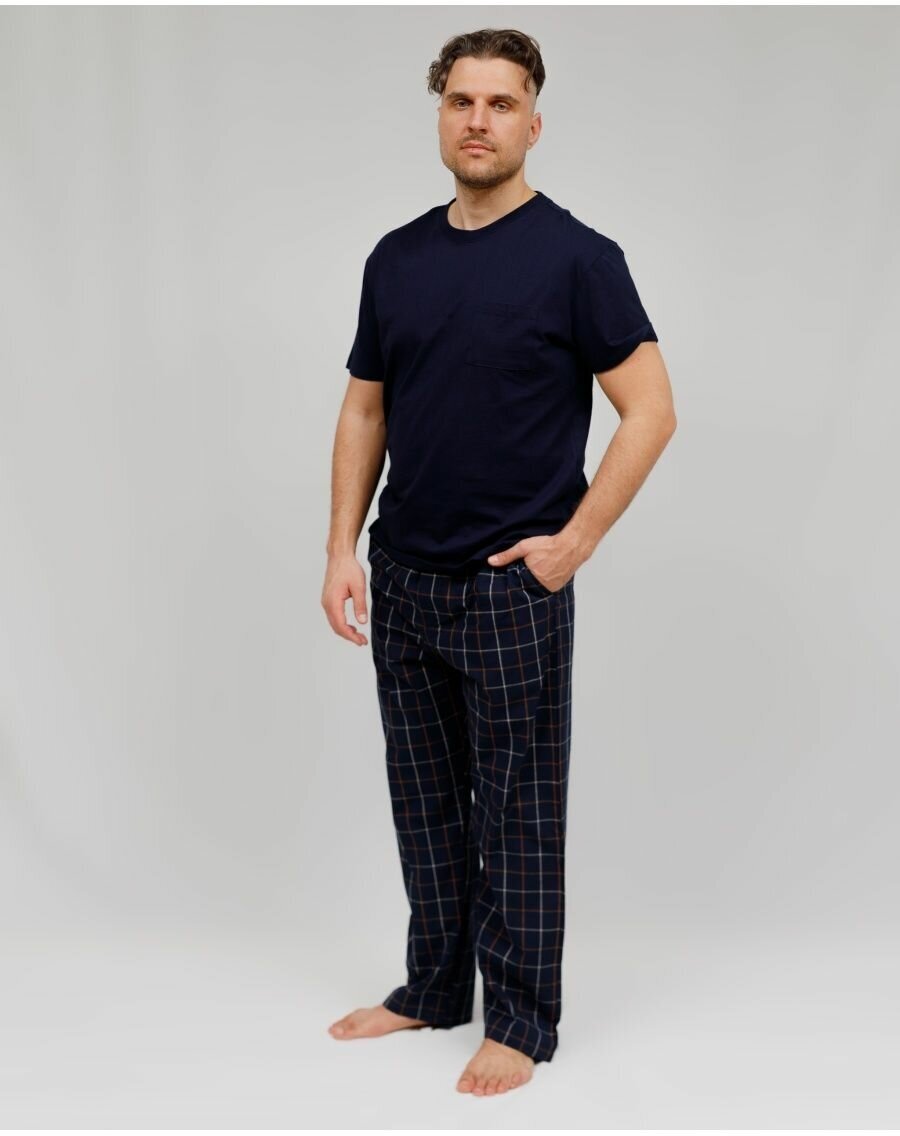 Пижама со штанами домашний костюм с брюками - фотография № 7