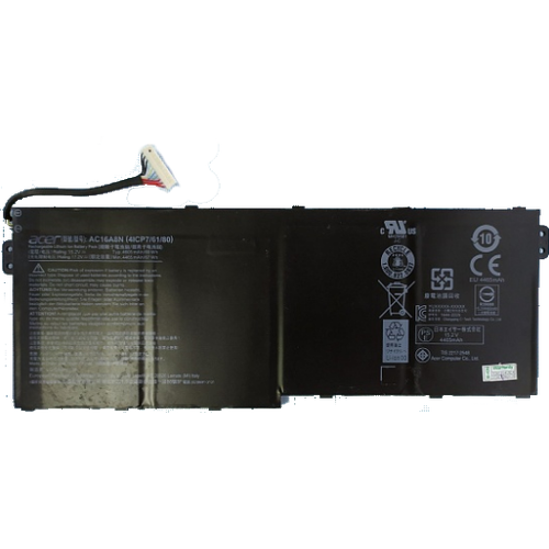 Аккумулятор для Acer Aspire V15, V17, VN7-593, VN7-593G, VN7-793, VN7-793G (AC16A8N), 15.2V, 69Wh, 4 аккумулятор для ноутбука acer ac16a8n aspire nitro v17