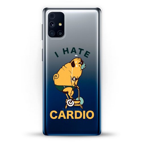 фото Силиконовый чехол не люблю кардио на samsung galaxy m31s andy & paul
