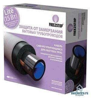 FreezStop Lite 15-6 саморегулирующийся нагревательный кабель - фотография № 5