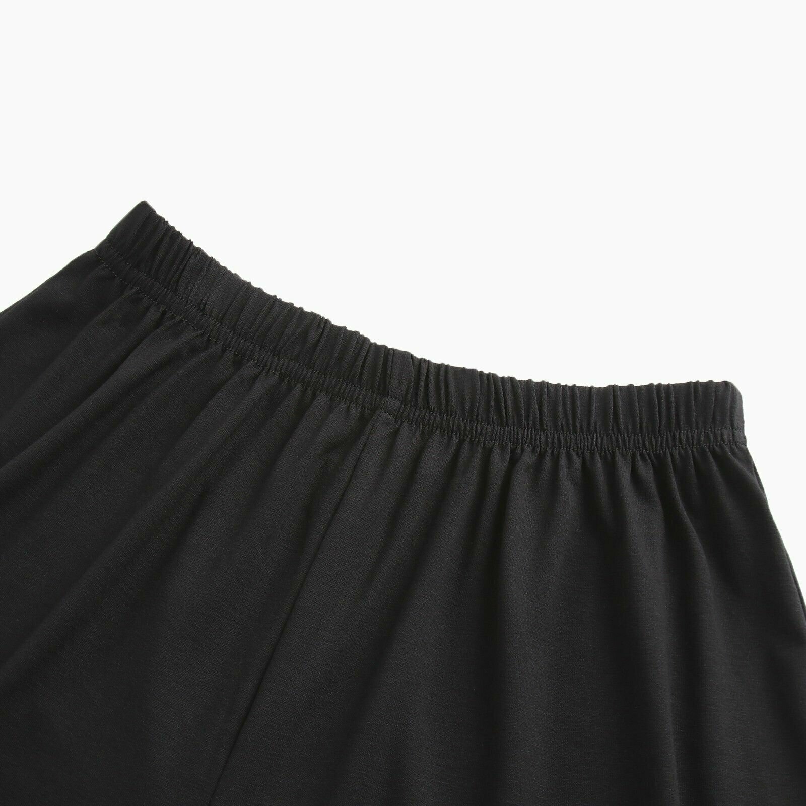Комплект Minaku, футболка, шорты, короткий рукав, размер 48, черный - фотография № 10