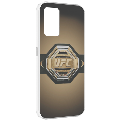 Чехол MyPads UFC единоборства мужской для Oppo K10 4G задняя-панель-накладка-бампер чехол mypads единоборства муайтай для oppo k10 4g задняя панель накладка бампер