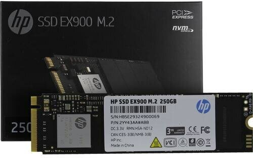 Твердотельный накопитель HP 250 ГБ M2 2YY43AA