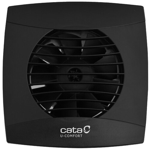 Вентилятор накладной Cata UC-10 Timer Black (таймер)