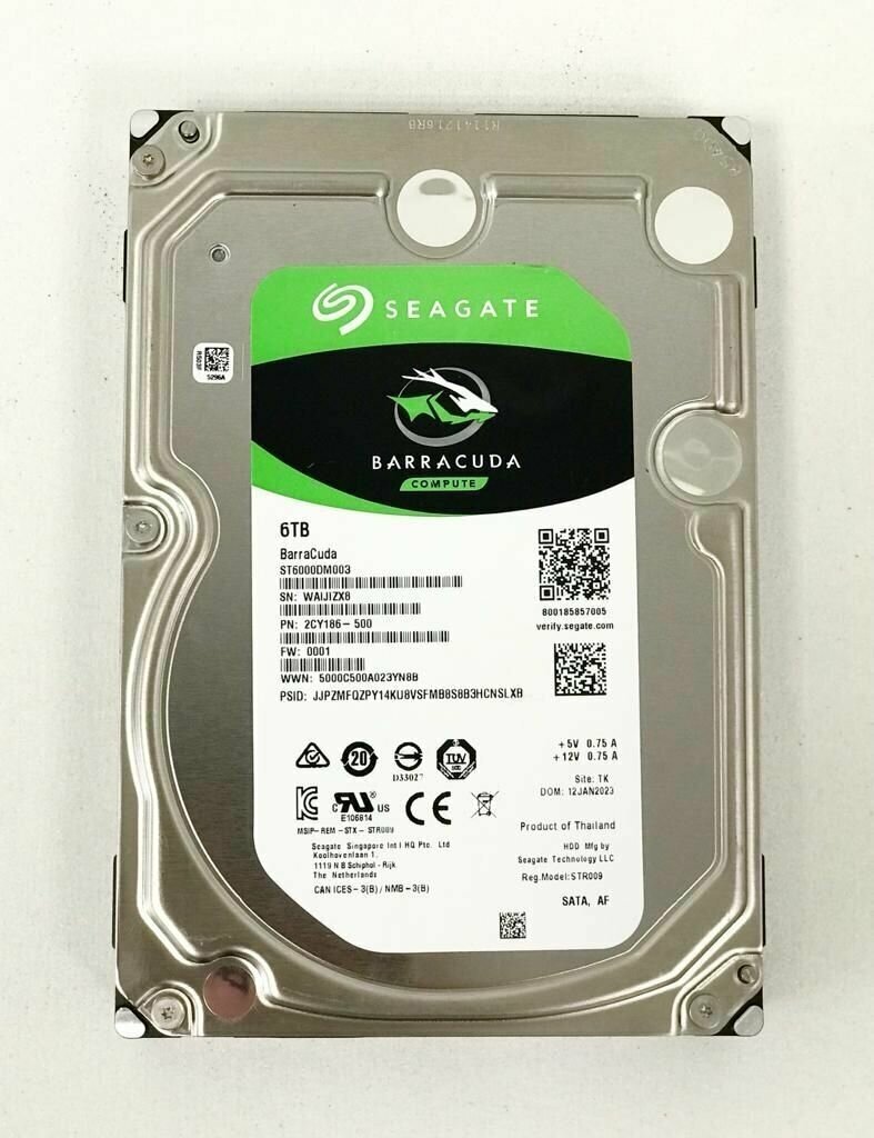 3.5" 6 Тб Seagate Barracuda (ST6000DM003) - фото №6