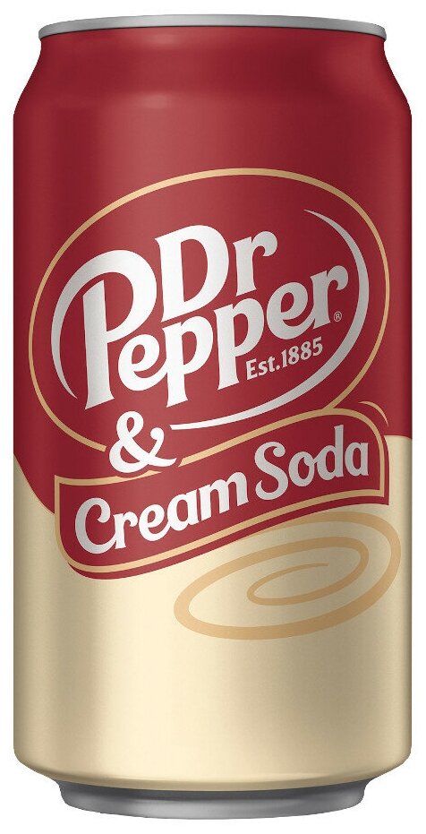 "Dr. Pepper" Cream Soda (Крем сода) 355 мл. шт. ж/б