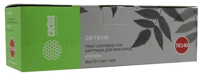 Картридж Cactus CS-TK140 черный для Kyocera FS-1100/1100N (4000стр.)
