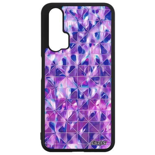 фото Чехол для мобильного huawei nova 5t, "плиточный мотив" треугольник текстура utaupia