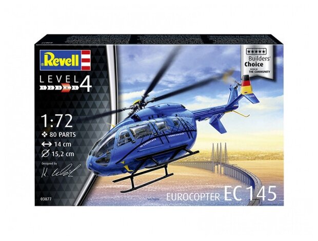 03877RE Транспортный вертолёт Eurocopter EC 145Builder's Choi