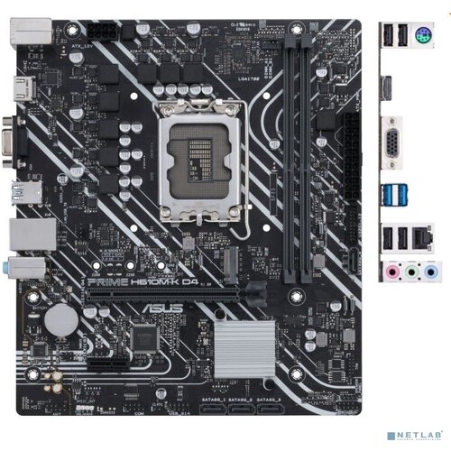 Asus Материнская плата Asus PRIME H610M-K D4 Intel H610 LGA 1700 1074000₽