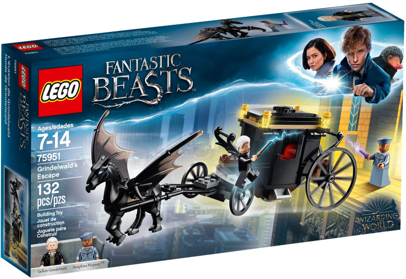 Конструктор LEGO Harry Potter 75951 Побег Грин-де-Вальда, 132 дет.