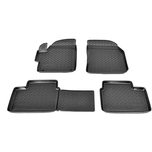 фото Коврики в салон полиуретан norplast daewoo matiz 01- черный комплект npl-po-15-27 norplast арт. npl-po-15-27