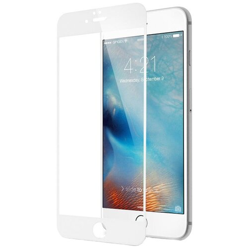 Защитное стекло Full Glue 2.5D Ceramics для iPhone 7/8, гибкое матовое, белый