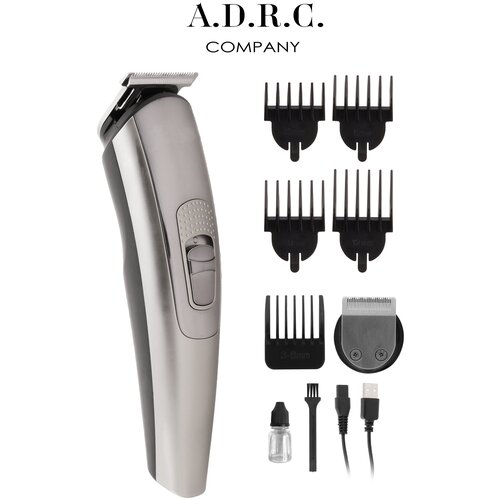 Профессиональный беспроводной триммер машинка для стрижки волос бороды и усовсалоннаядомашняяуход за волосамидля домасеребристый 259900₽