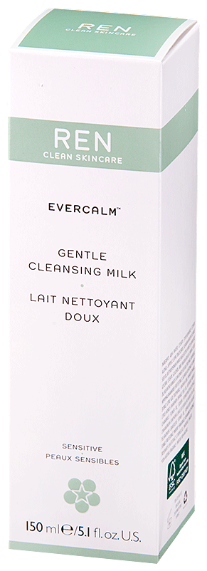 REN мягкое очищающее молочко для чувствительной кожи Evercalm, 150 мл, 90 г