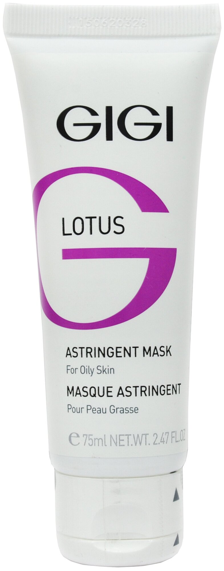 Gigi маска Lotus Beauty Astringent поростягивающая для жирной кожи, 75 г, 75 мл