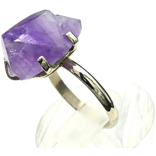 фото Кольцо радуга камня, чароит, халцедон, размер 17.5, красный