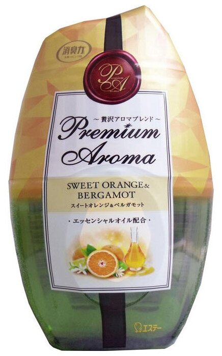 Картинки ST Жидкий освежитель воздуха для комнаты SHOSHU-RIKI с освежающим ароматом сладкого апельсина и бергамота 400мл