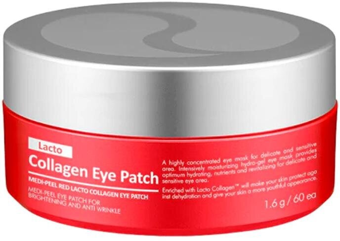 Укрепляющие патчи с коллагеном, 60 шт | Medi-Peel Red Lacto Collagen Eye Patch