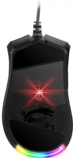 Мышь MSI Clutch GM50, проводная, оптическая, USB, 400-7200 DPI, черная — фото 1