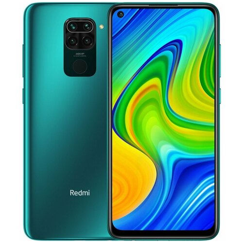 фото Смартфон xiaomi redmi note 9 nfc 3/64 гб ru, лесной зеленый