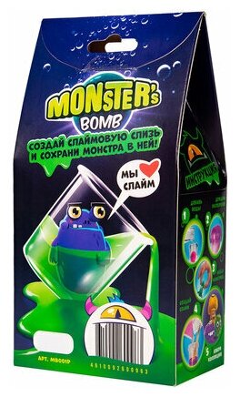 Игрушка-сюрприз водяная бомбочка "Monster's bomb", волшебный МИР, MB001P