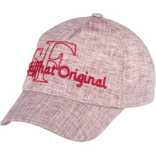 Бейсболка шестиклинка SKIFFHAT летняя, хлопок, размер 59-60, бордовый