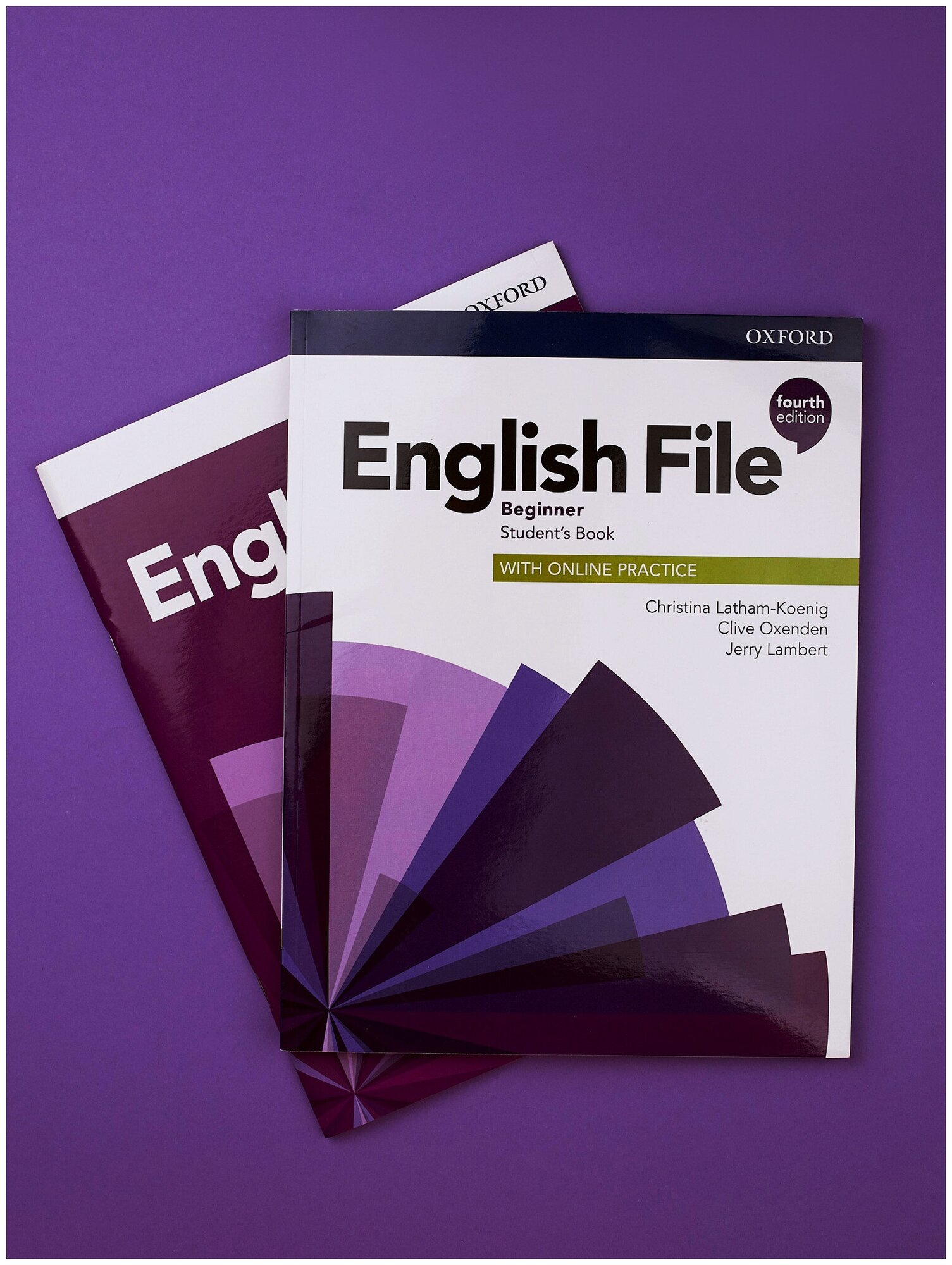 Книга English File 4th edition Beginner Комплект Student's Book + Workbook для изучения английского языка