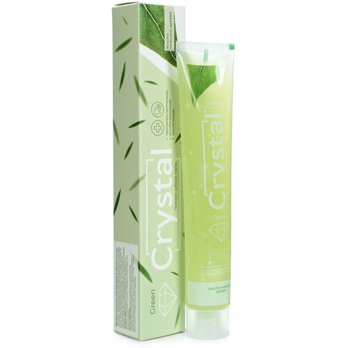 Зубная паста Doral Collection Toothpaste Green Crystal Гелевая с натуральным маслом чайного дерева