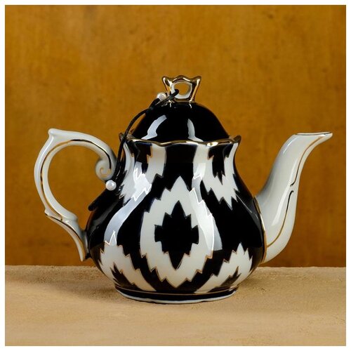 фото Чайник слоник 1л 5001 атлас в золоте turon porcelain 3556627 .