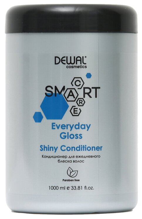 Dewal Cosmetics кондиционер Smart care Everyday Gloss Shiny для ежедневного блеска волос, 1000 мл