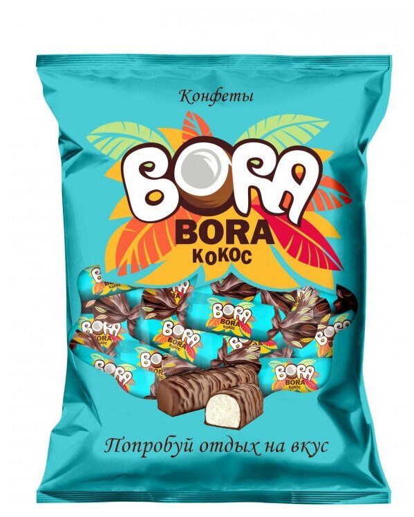 Конфеты шоколадные Bora-Bora шоколадные кокос, 1 кг - фотография № 3