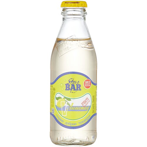 Лимонад Star Bar, 0.175 л, стеклянная бутылка, 12 шт.