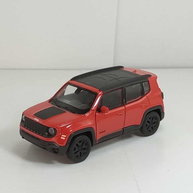 Металлическая машинка 1:34-1:39 JEEP RENEGADE 2016г, оранжевый 43736D Welly